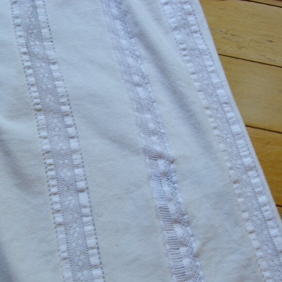 Sandro Paris Lace Silk Cashmere Blend Cream Knit Sweater Size 1 US XS/S - Picture 4 of 8